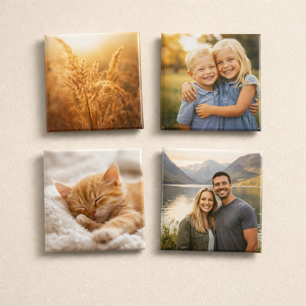 4  Custom Photo Magnets
