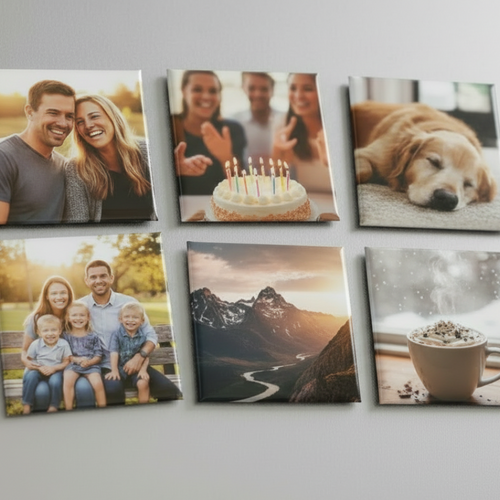 Six Photo Magnets Grid